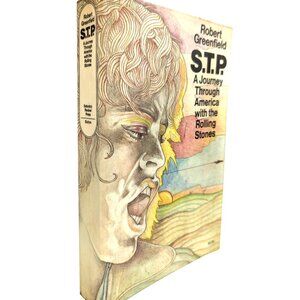 Vintage 1970s Book STP A Journey Through America With The Rolling Stones 1st Ed
